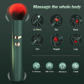 Strong rechargeable brush shaped female vibrator